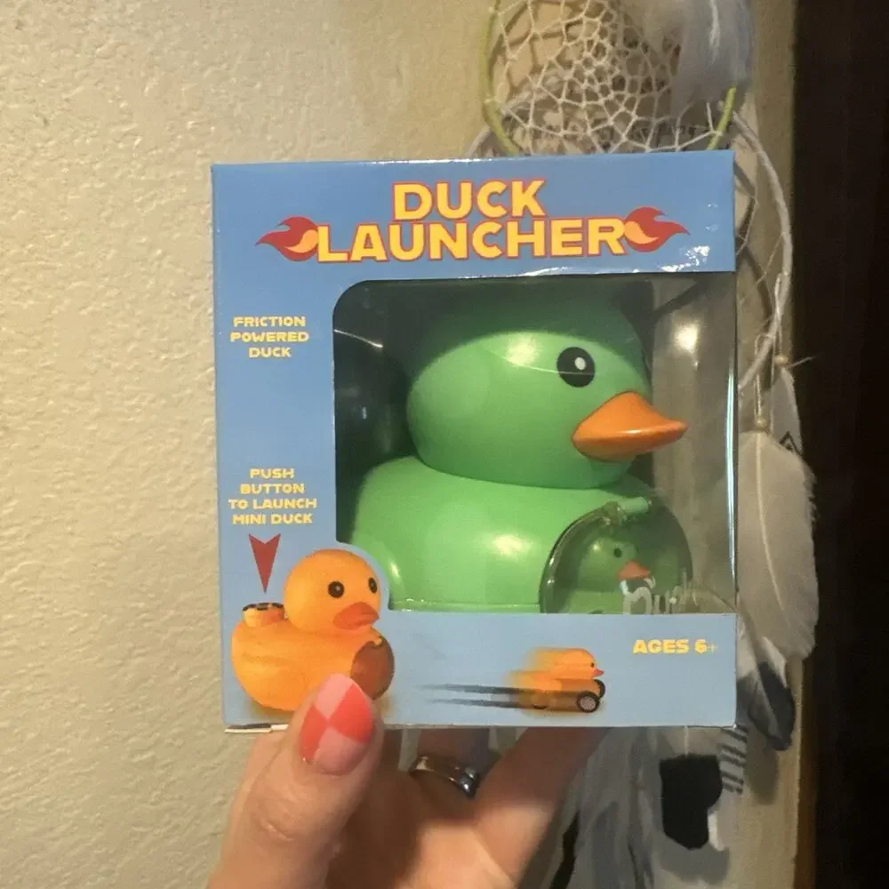 Gener8 Friction Powered Duck Launcher Five Below. Green Duck. Viral Toy